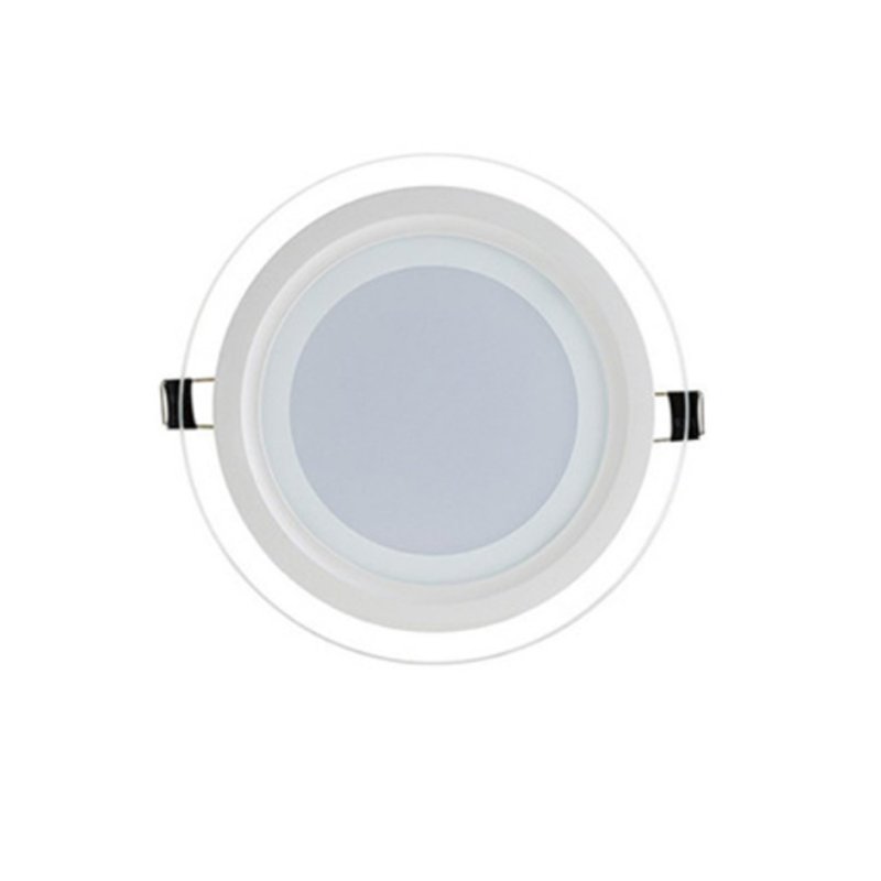 Glass Cover High Bright Ceiling Recessed Lamps LED Panel Light