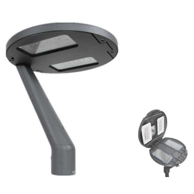 Single Arm Post Top LED Garden Lights